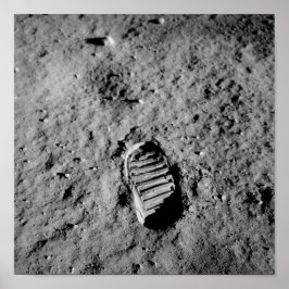 Bootprint auf dem Mond - Apollo 11 - 1969 Poster