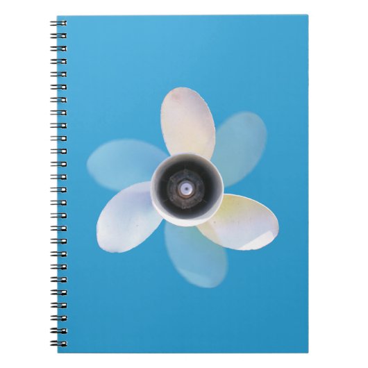 Bootpropeller-Notebook Notizblock (Vorderseite)