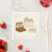 Boots and Bows Napkin Serviette (Beispiel)