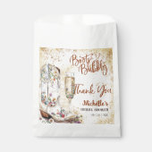 Boots and Bubbly Western Country Danke Geschenktütchen (Vorderseite)