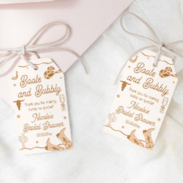 Boots and Bubby Western Brautparty Vielen Dank Geschenkanhänger