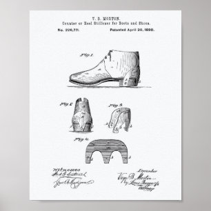 Boots and Shoes 1880 Whitepaper zum Thema "Patentk Poster