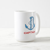 Boots-Anker-Kapitän Kaffeetasse (VorderseiteRechts)