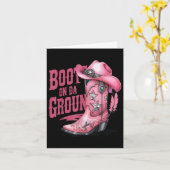 Boots auf den Cowgirls Boot Cowboy Western C Karte (Gelbe Blume)