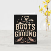 Boots auf der Tanzlinie D Karte (Gelbe Blume)