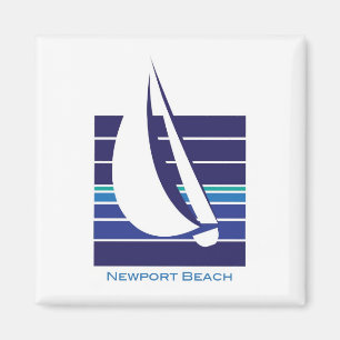 Boots-Blues Square_Newport Strandmagnet Magnet