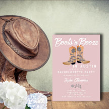 Boots Booze Cowgirl Boots Rose Bachelorette