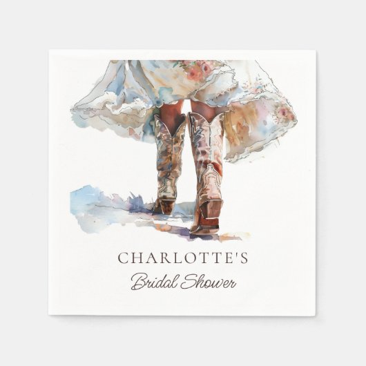 Boots Brautparty Napkins Serviette (Vorderseite)