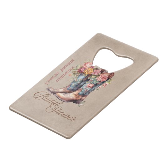 Boots Brunch & Bubbly Stainless Flasche Opener Geldbeutel Flaschenöffner (Vorderseite Schrägansicht)