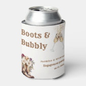 Boots & Bubbly Boho Western Engagement Party Dosenkühler (Kanne Vorderseite)