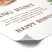 Boots & Bubbly Brautparty Ring Jagd Poster (Ecke)