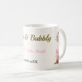 Boots & Bubbly Bridal Shower Kaffeetasse (VorderseiteRechts)