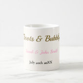 Boots & Bubbly Bridal Shower Kaffeetasse (Mittel)