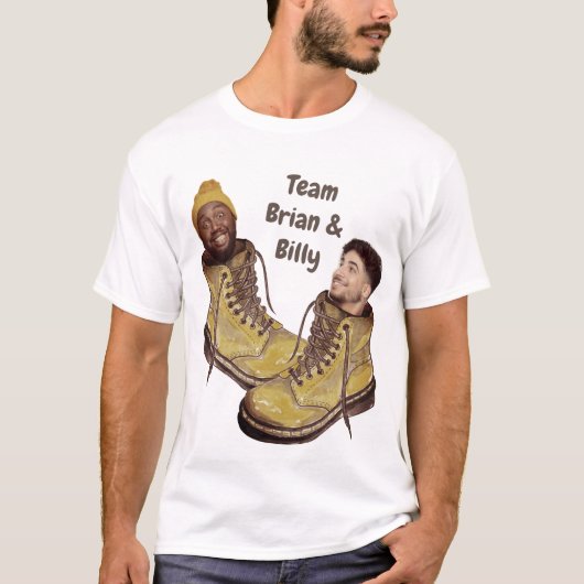 Boots des Arbeitsteams | Funny Faces Foto T-Shirt (Vorderseite)