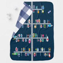 Boots-Dock-Büffel kariert