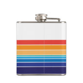 Boots-Farbe Square_horizontal hues_personalized Flachmann (Rückseite)