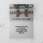 BOOTS GRANDSON BIRTHDAY CARD DANKESKARTE (Innenseite)