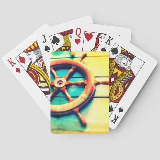 Boots-Helm-Spielkarten Spielkarten (Rückseite)