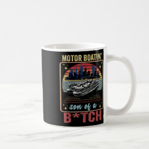 Boots Humor Ponton Kapitän Bootsliebhaber Nautical Kaffeetasse