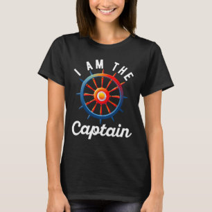 Boots Kapitän Männer Frauen Lustig Bootfahren Sege T-Shirt