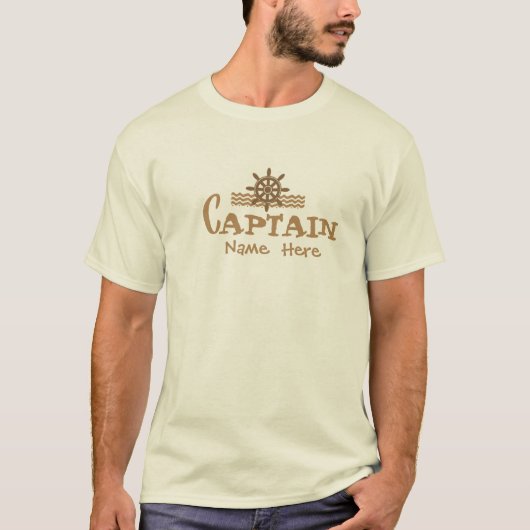Boots-Kapitän Personalized T-Shirt (Vorderseite)