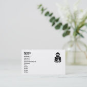 Boots-Kapitän Visitenkarte (Stehend Vorderseite)