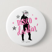 Boots 'n Bling Bachelorette Disco Darlin' ID925 Button (Vorderseite)