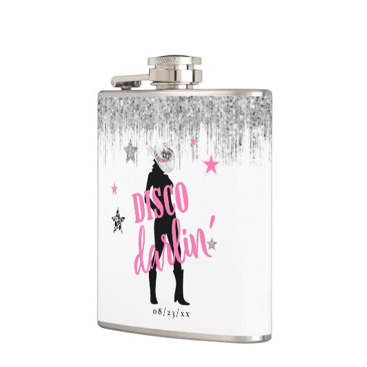 Boots 'n Bling Bachelorette Disco Darlin' ID925 Flachmann (Links)