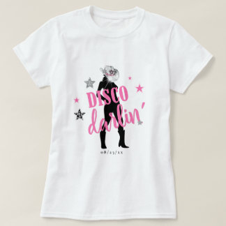 Boots 'n Bling Bachelorette Disco Darlin' ID925 T-Shirt