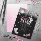 Boots 'n Bling Disco Bachelorette ID925 Einladung