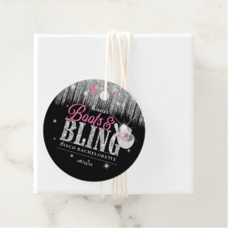 Boots 'n Bling Disco Bachelorette ID925 Geschenkanhänger