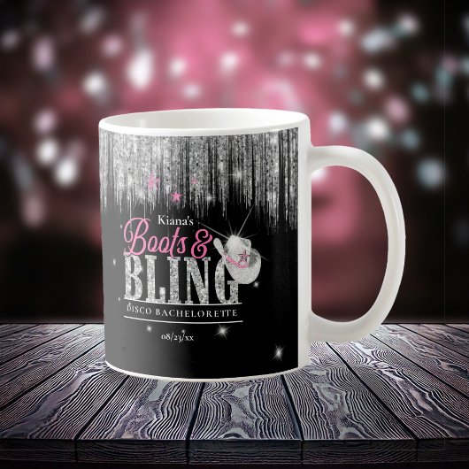 Boots 'n Bling Disco Bachelorette ID925 Kaffeetasse
