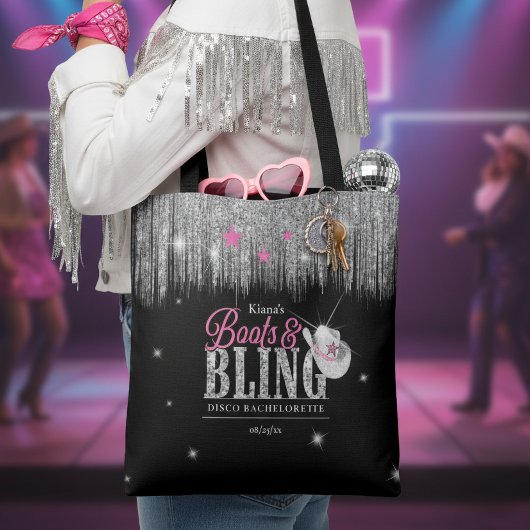 Boots 'n Bling Disco Bachelorette ID925 Tasche