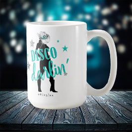 Boots 'n Bling Disco Darlin' Aquamarin ID925 Kaffeetasse