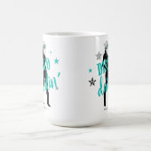 Boots 'n Bling Disco Darlin' Aquamarin ID925 Kaffeetasse (Mittel)