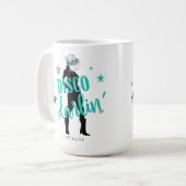 Boots 'n Bling Disco Darlin' Aquamarin ID925 Kaffeetasse (Vorderseite Links)