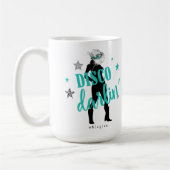 Boots 'n Bling Disco Darlin' Aquamarin ID925 Kaffeetasse (Links)