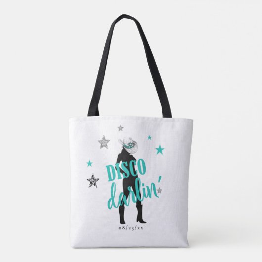 Boots 'n Bling Disco Darlin' Aquamarin ID925 Tasche (Rückseite)