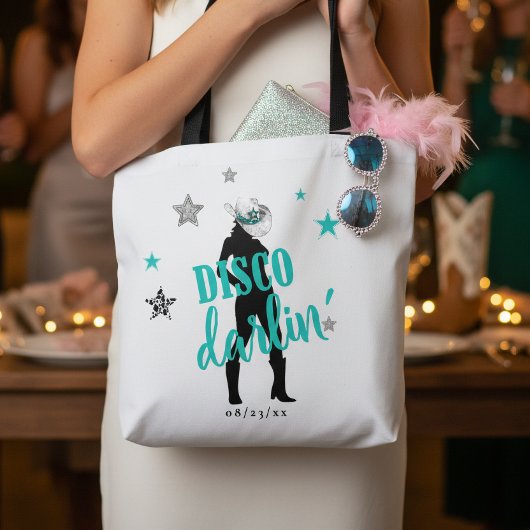Boots 'n Bling Disco Darlin' Aquamarin ID925 Tasche