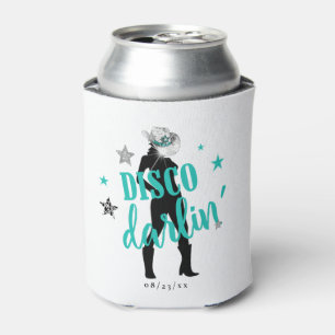 Boots 'n Bling Disco Darlin' Türkis ID925  Dosenkühler