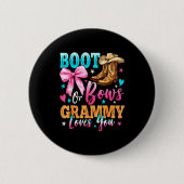 Boots oder Bögen Grammy liebt dich Geschlecht Enth Button (Vorderseite)