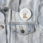 Boots oder Bows Geschlecht enthüllt Blaues Team Ju Button (Beispiel)
