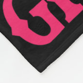 Boots on the Ground Pink Cowgirl Brustkrebs Wes Fleecedecke (Ecke)