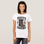 Boots on the Ground – Western Cowboy T-Shirt (Vorne ganz)