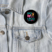 Boots Or Bows Lolli Loves You Gender Reveal Family Button (Beispiel)