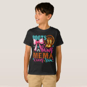 Boots Or Bows Mema Loves You Gender Reveal Party T-Shirt (Vorne ganz)