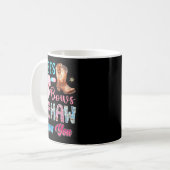 Boots Or Bows Memaw Loves You Gender Reveal Wester Kaffeetasse (Vorderseite Links)