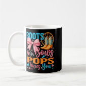 Boots Or Bows Ps Loves You Gender Reveal Family  Kaffeetasse (Links)