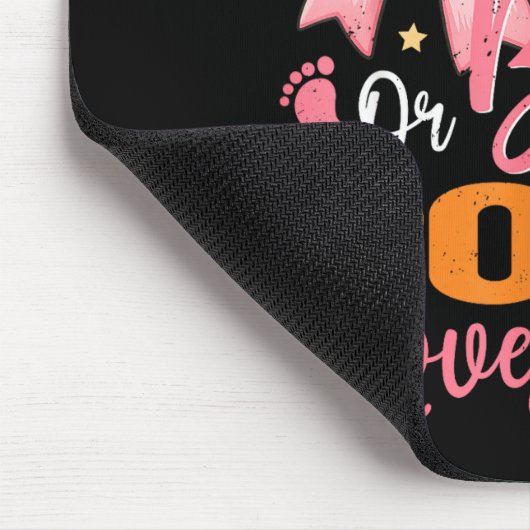 Boots Or Bows Ps Loves You Gender Reveal Family  Mousepad (Ecke)