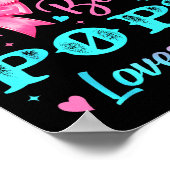 Boots Or Bows Ps Loves You Gender Reveal Family Poster (Ecke)